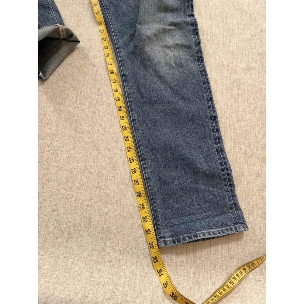 Todd Snyder Selvedge Jeans 34X32 Japanese Denim Button Fly Medium Wash